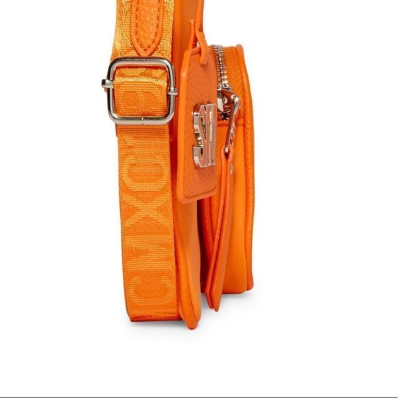 NWT Steve Madden Mini Crossbody Bag - Neon Orange - Picture 4 of 12